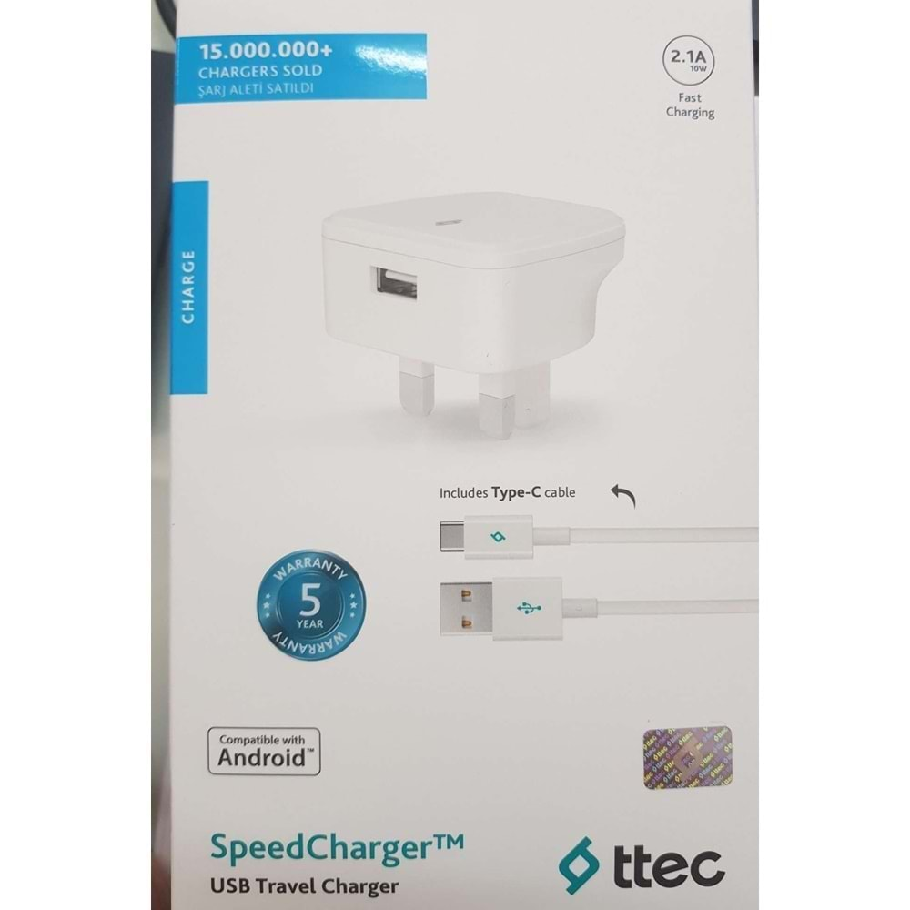 ADAPTOR TTEC 2SCS01C UK C-TYPE USB