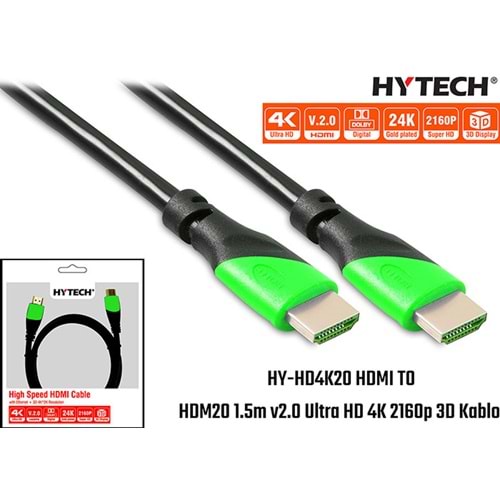 KABLO HDMI 20M HYTECH HY-HD4K20